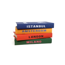 Load image into Gallery viewer, Book Storage Box, MDF/Canvas City Names