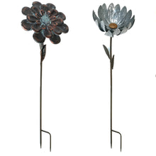 Load image into Gallery viewer, Metal Flower Garden Stake, 2 Assorted
