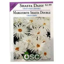 Load image into Gallery viewer, Shasta Daisy Crazy Daisy Double Seeds, OSC