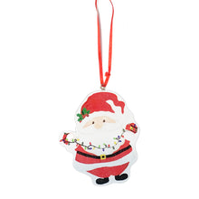 Load image into Gallery viewer, Wood Christmas Character Ornaments, 4in, 8 Asst
