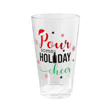 Load image into Gallery viewer, Christmas Pint Glasses, 15oz, 4 Asst