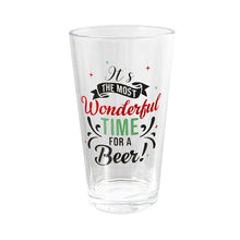 Load image into Gallery viewer, Christmas Pint Glasses, 15oz, 4 Asst