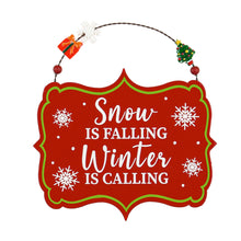 Load image into Gallery viewer, Wood Christmas Sign, 6 Asst