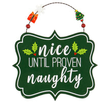 Load image into Gallery viewer, Wood Christmas Sign, 6 Asst