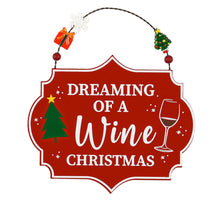 Load image into Gallery viewer, Wood Christmas Sign, 6 Asst