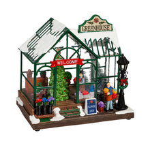 Load image into Gallery viewer, LED Christmas Greenhouse Table Decor, 8in
