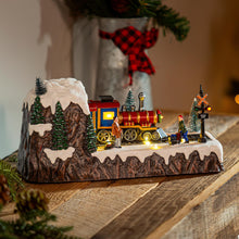 Load image into Gallery viewer, LED Christmas Train W/Music Table Decor, 12.6in