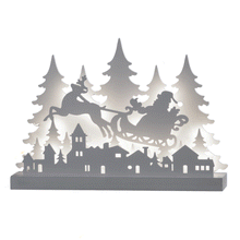 Load image into Gallery viewer, LED Sleigh with Reindeer Table Decor, 16.75in