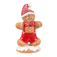 Load image into Gallery viewer, Resin Gingerbread Figurine, 2 Asst
