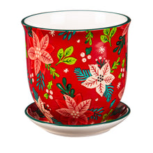 Load image into Gallery viewer, Ceramic Christmas Mini Pot, 3.5in, 4 Asst