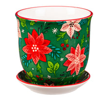 Load image into Gallery viewer, Ceramic Christmas Mini Pot, 3.5in, 4 Asst