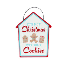 Load image into Gallery viewer, Metal Gingerbread Sign, 4 Asst