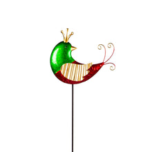 Load image into Gallery viewer, Metal Christmas Bird Stake, 4 Asst