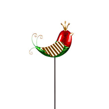 Load image into Gallery viewer, Metal Christmas Bird Stake, 4 Asst