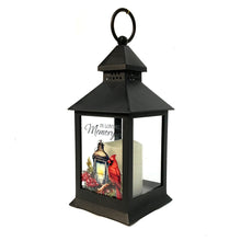 Load image into Gallery viewer, Christmas Cardinal Metal Lanterns, 4 Asst