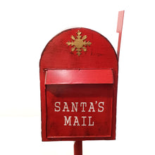 Load image into Gallery viewer, Santa's Mail Standing Mailbox