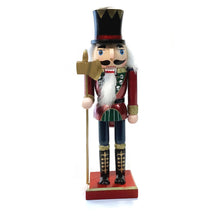 Load image into Gallery viewer, Nutcracker with Gold Trim, 10in, 4 Asst