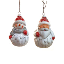 Load image into Gallery viewer, Christmas Figurine Ornament, 2 Asst