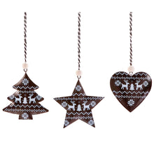 Load image into Gallery viewer, Black & White Patterned Ornament, 3 Asst