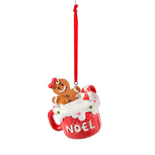 Load image into Gallery viewer, Gingerbread in Mug Ornament, 2 Asst