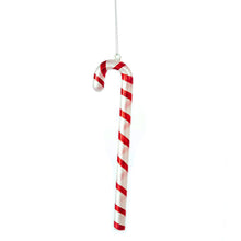 Load image into Gallery viewer, Glass Candy Cane Ornament, 3 Asst