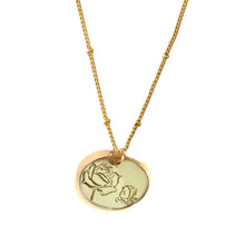 Load image into Gallery viewer, Birth Month Flower Necklace, 12 Asst