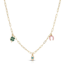 Load image into Gallery viewer, Enamel Treasure Necklace, 6 Asst