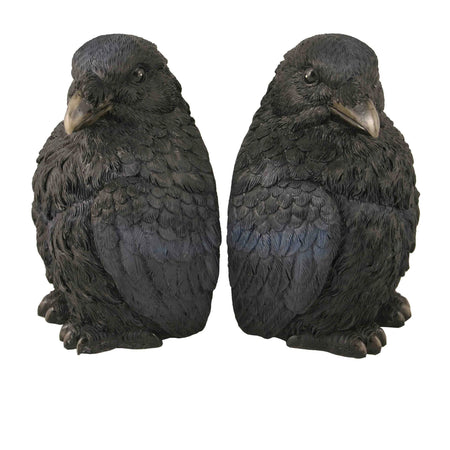 Raven Bookends, Set of 2