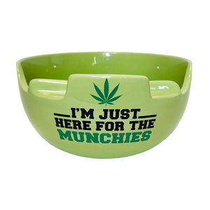 Ceramic Here for the Munchies Snack Bowl