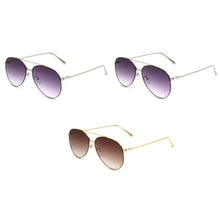 Load image into Gallery viewer, Metal Aviator Sunglasses, 3 Asst