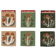 Load image into Gallery viewer, SAFETY MATCHES, MATCHBOX w MUSHROOM; MULTICOLOR