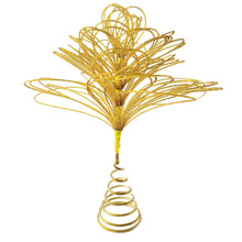 Load image into Gallery viewer, Metal & Glass Beaded Gold Tree Toppeer