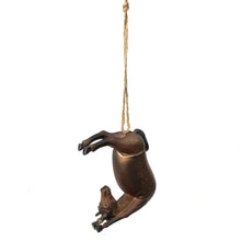 Load image into Gallery viewer, Glass & Resin Farm Animals in Yoga Pose Ornaments