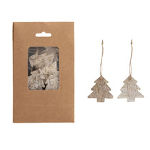 Load image into Gallery viewer, Ornament,Birch Bark Tree Shaped
