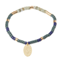 Load image into Gallery viewer, Intention Charm Necklace,Labradorite