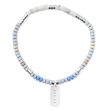 Load image into Gallery viewer, Intention Charm Necklace, Howlite