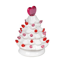 Load image into Gallery viewer, LED Mini Ceramic Valentine's Tree,4.5in