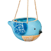 Load image into Gallery viewer, Planter, Ceramic, Hanging Chirpy Birds