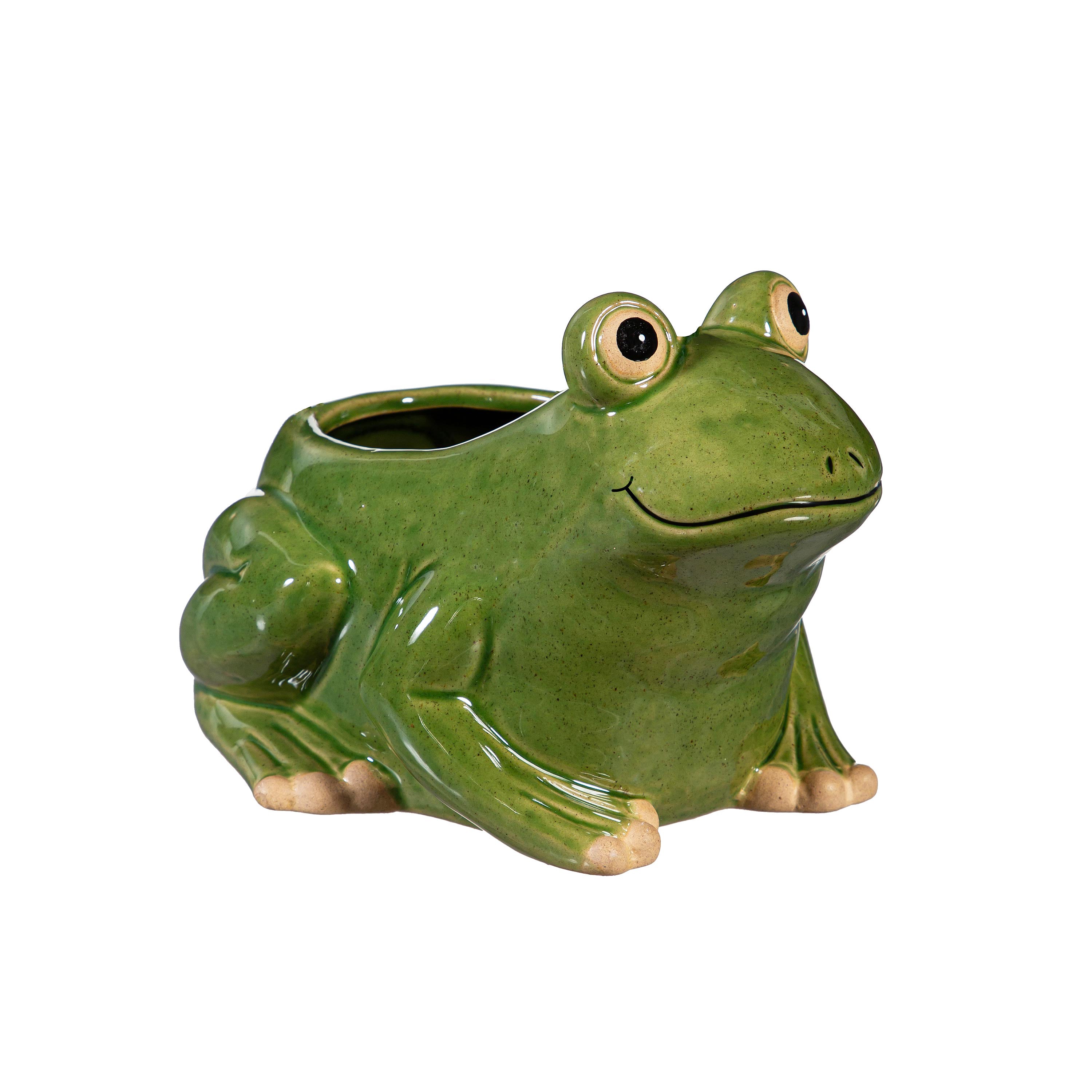 Ceramic Frog Planter 8.8