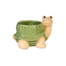 Load image into Gallery viewer, Ceramic Turtle Planter 3.94"x 5.9"x 3.46"