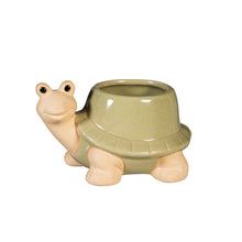 Load image into Gallery viewer, Ceramic Turtle Planter 3.94"x 5.9"x 3.46"