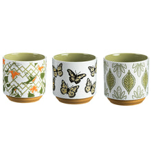 Load image into Gallery viewer, 4in, Ceramic Cache Pot, 3 Asst.