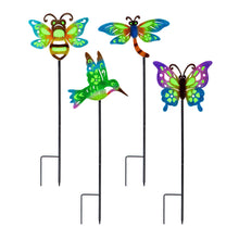 Load image into Gallery viewer, Pollinator Garden Stake 24in, 4 Assorted