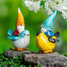 Load image into Gallery viewer, Resin Gnome Riding Bird, 2 Assorted