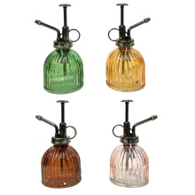 Load image into Gallery viewer, Neutrals Ribbed Glass Plant Mister, 4 Assorted