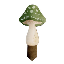 Load image into Gallery viewer, Mushroom Sign Plant Pick, S/12