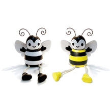 Load image into Gallery viewer, Bee Figurine w/ Dangler Legs Assorted