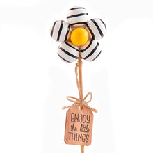 Load image into Gallery viewer, Plant Pick, Wood Beaded Flower 3 Asst