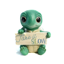 Load image into Gallery viewer, Sitting Turtle Figurine, 4 Asst