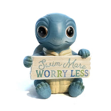 Load image into Gallery viewer, Sitting Turtle Figurine, 4 Asst